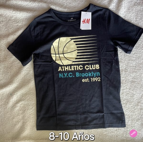 Playera Azul Balon