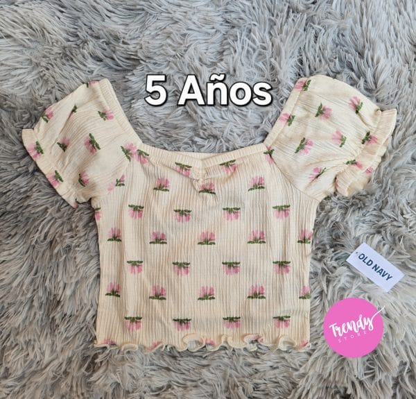 Blusa flores