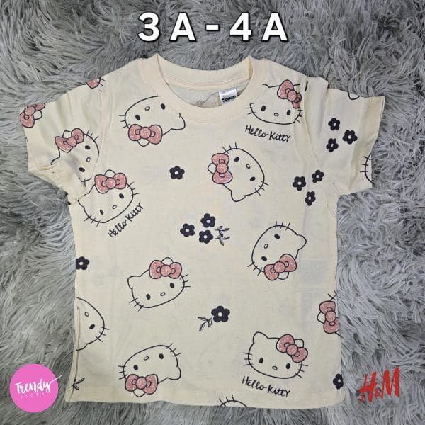 Blusa hello kitty pequeños