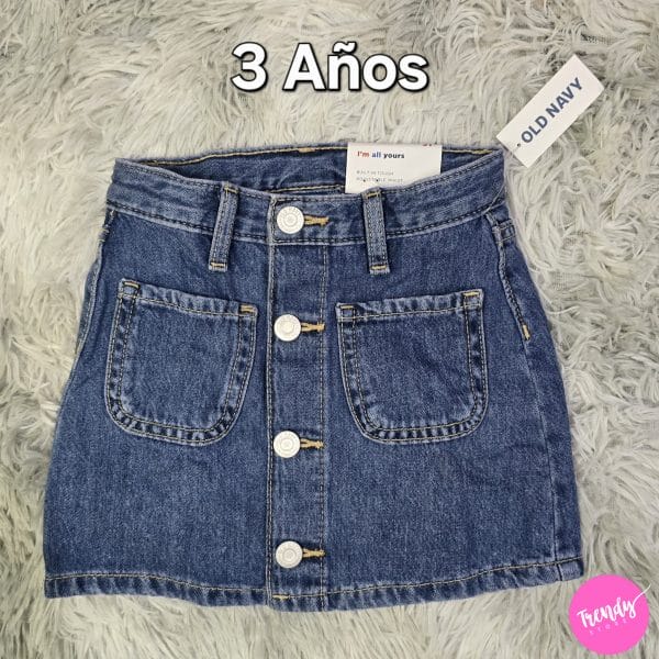 falda mezclilla premium