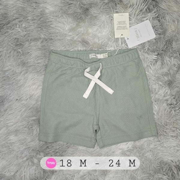 Short verde logo bordado